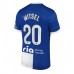 Atletico Madrid Axel Witsel #20 Kopio Vieras Pelipaita 2023-24 Lyhyet Hihat